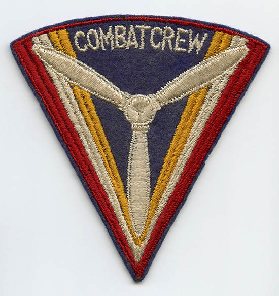Scarce WWII USAAF Combat Crew Patch Variant Embroidered on Felt: Flying ...