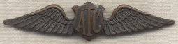 Beautiful WWII ATC Co-Pilot Wing