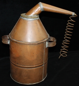 Fabulous Prohibition Era Copper Still from the Backwoods of Maine