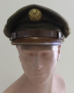 Scarce WWII US Army Air Forces Private Purchase Enlisted Man "Crusher" Visor Hat