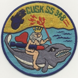 Japanese-Made Submarine Patch for US Navy USS Cusk SS-348