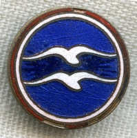 Rare 1930s Czech Republic MLL (Masaryk Air League) Glider Badge 2nd Class