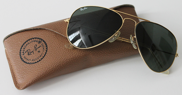 engraved ray ban case