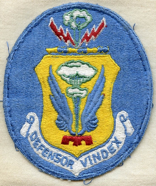 Large Mid - Late 1950's USAF 509th Bomb Wing Jacket Patch: Flying