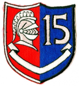 1960's Japanese-Made USN Destroyer Squadron (DesRon) 15 Jacket Patch