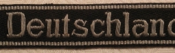 WWII Nazi Germany "Deutschland" SS Standarte Regimental Cuff Title