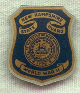 WWII New Hampshire State Guard DI Pin