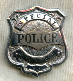 Circa Early 1950s Dover, New Hampshire Special Police Badge by S.M. Spencer, Boston