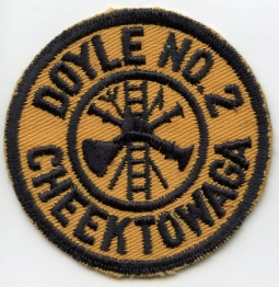 1960's Cheektowaga, New York Doyle No. 2 Fire Patch
