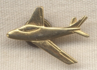 Early F-86 Sabre Jet Pilot Qualification Lapel Pin