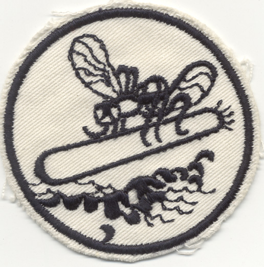 Nice Early World War II US Navy LARGE SIZE PT Boat Sleeve Rate in White Twill