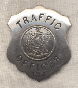 Early Maine Pre-State Police Traffic Officer Badge<p> NO LONGER AVAILABLE