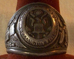 WWII Ellington Field, TX, AAF Pilot Sterling Ring