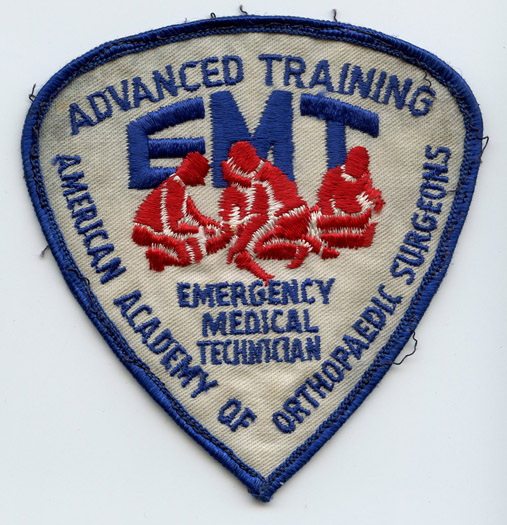 Circa 1980's EMT Advanced Training (American Academy of Orthopaedic Surgeons) Patch