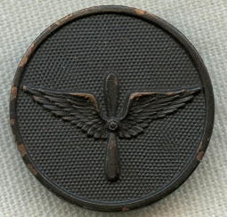 WWI US Air Service Enlisted Man Branch of Service Collar Disk