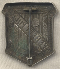 Rare 1890s Everett, Massachusetts Police Radiator-Style Badge