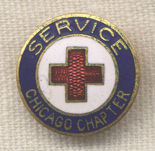 Early American Red Cross Chicago Chapter Service Pin