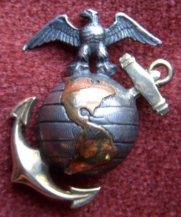 Extremely Rare Pre-WWI to WWI US Marine Corps 14K Officer EGA by BB&B