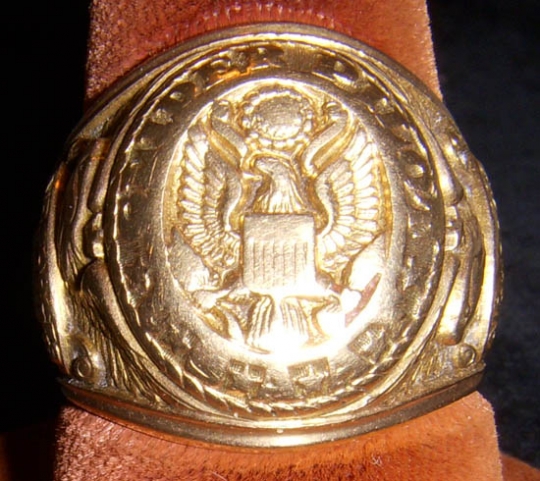 Extremely Rare WWII USAAF Glider Pilot Grade Ring in 10K Gold by Josten