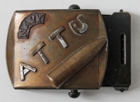 Cool, Unusual, & Unique WWII USN Handmade Souvenir Buckle from the Battle of Attu, Alaska