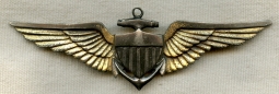 Fabulous WWII US Navy Sweetheart Wing in Size Extra Large