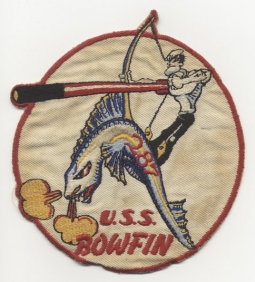 Fabulous WWII USS Bowfin SS-287 Jacket Patch