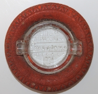 Rare Red Tire 1934 'Century of Progress' Firestone Promotional Ashtray