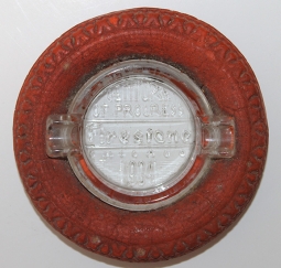 Rare Red Tire 1934 'Century of Progress' Firestone Promotional Ashtray