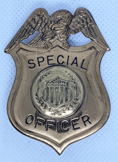 Scarce WWI US Food Administration Special Officer Badge in Excllent Condition