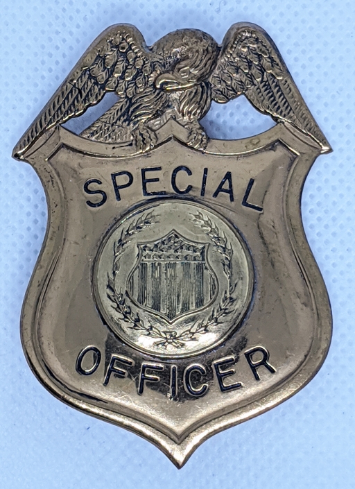 Scarce WWI US Food Administration Special Officer Badge in Excllent Condition