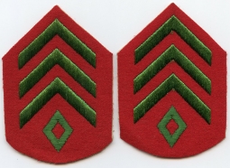 Scarce 1930's Civilian Conservation Corps (CCC) Foreman Rank Stripes (Pair)