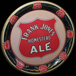 Nice Pre-Prohibition Ca. 1910's Frank Jones Ale Tip Tray from Portsmouth, New Hampshire