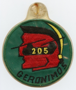 Rare Ca 1968 US Army Aviation 205th ASHC Asian Made Pocket Hanger