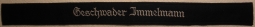 WWII Nazi Germany Luftwaffe Cuff Title for the Geschwader Immelmann
