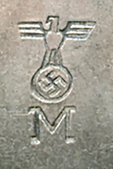 Rare WWII German Navy Kregsmarine Teaspoon in Plated Stainless Steel
