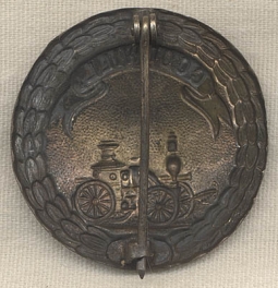 Ca. Late 1800s Goodwill Steam Pumper #13 Badge from Staten Island, NY