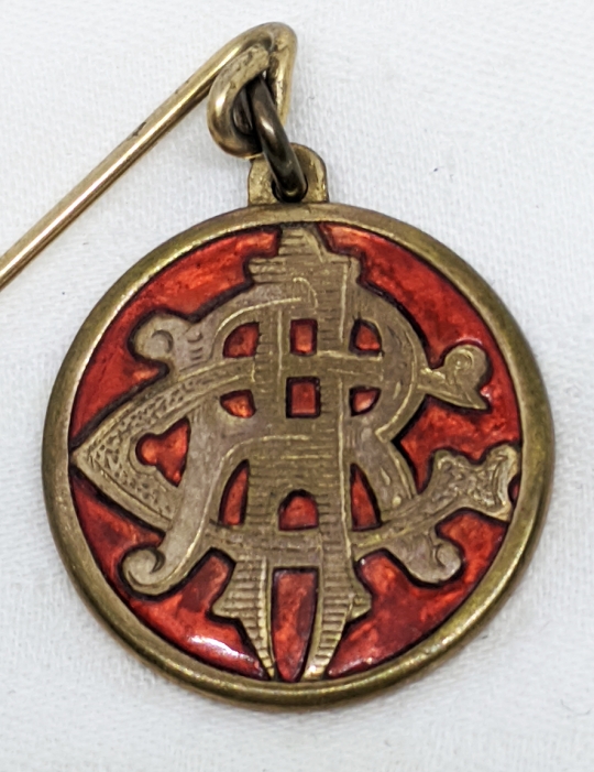 Lovely 1897 GAR Grand Army of the Republic 31st Encampment stick Pin Buffalo NY