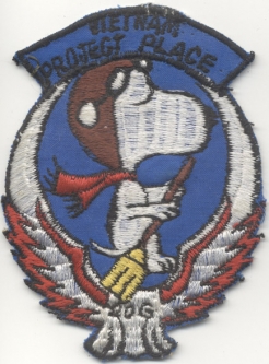 Great Vietnam US Air Force Aviation Pocket Patch with Snoopy