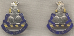 Pair of Matching Japanese-Made Korean War-Era US Army 31st Infantry Regiment DI