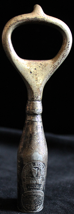 Great 1900 Guinness Extra Stout (E & J Burke Bottler) Bottle Opener