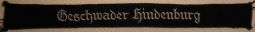 WWII Nazi Germany Luftwaffe Cuff Title for the Geschwader Hindenburg