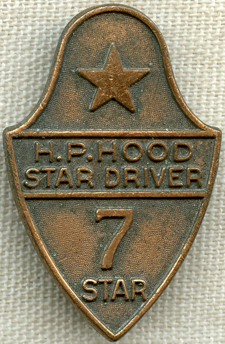1950 s h p hood s milk delivery star driver 7 star safety award