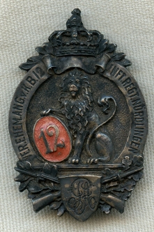 Imperial German 12th Infantry Regiment Veteran Badge