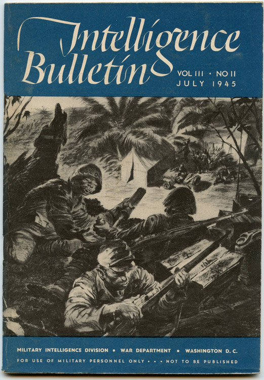 US Army Military Intelligence Division "Intelligence Bulletin" Vol. 3