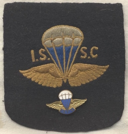 Beautiful, Rare Irvin Parachute "Silk Shute Club" Patch and Pin.
