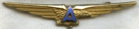 Very Rare 1930s Italian Air Force "Atlantic" Pilot Wing Modified Post-1943