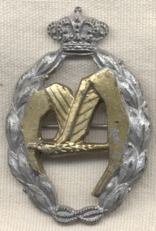 WWII Italian Air Force Gold Transport Qualification Badge by Bomisa