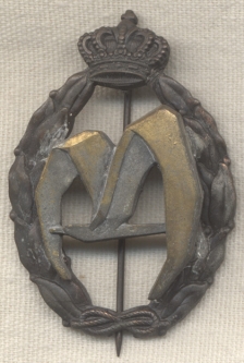 WWII Italian Air Force Gold Transport Qualification Badge