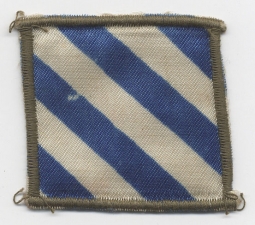 WWII Italian-Made Shoulder Patch for US Army 3rd Infantry Division