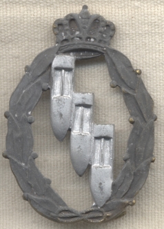 WWII Italian Air Force Silver Bomber Qualification Badge
